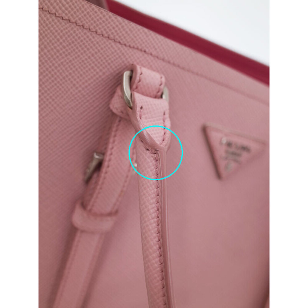 PRADA Saffiano Leather Handbag Bag - Picture 8 of 9